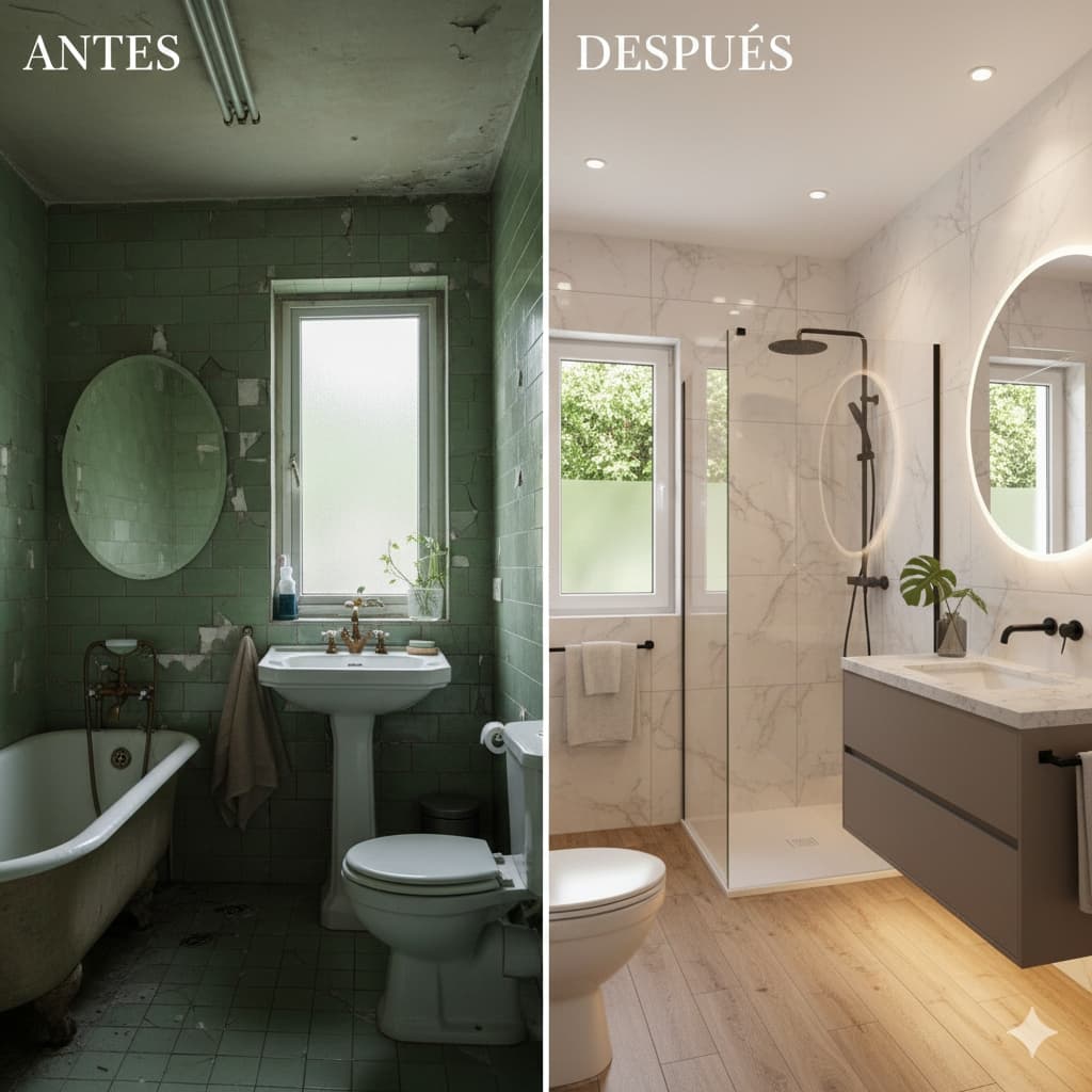 Baño: Antes y Después